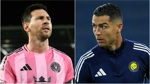 Lionel Messi of Inter Miami and Cristiano Ronaldo of Al Nassr.