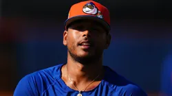 Freddy Peralta #51 of the New York Mets.