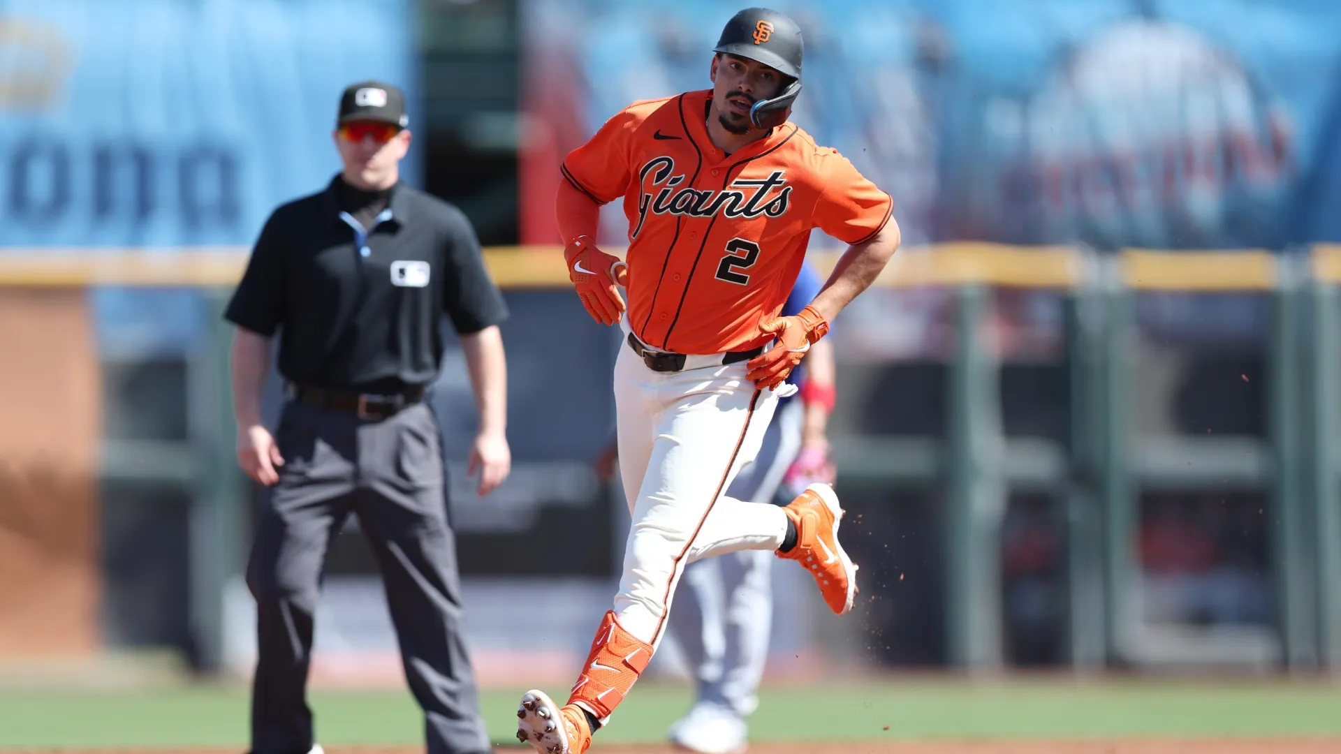 Willy Adames #2 of the San Francisco Giants in 2026 (Source: Jeremy Chen/Getty Images)
