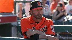 Tony Vitello #23 of the San Francisco Giants in 2026.