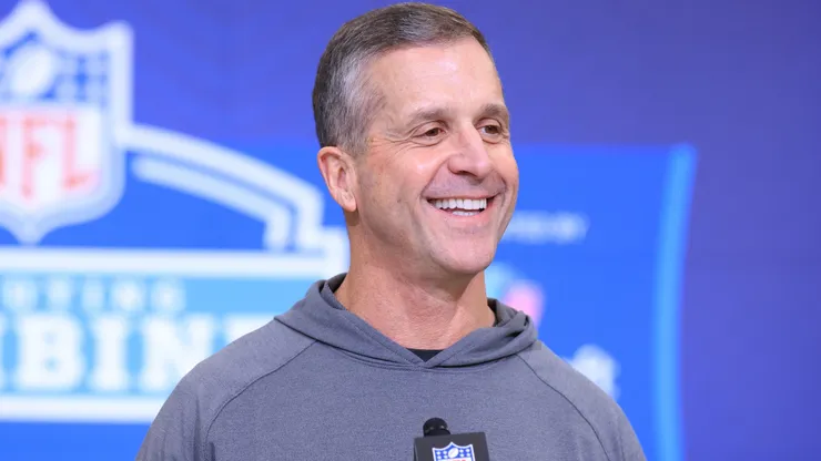 Head coach John Harbaugh of the NY Giants