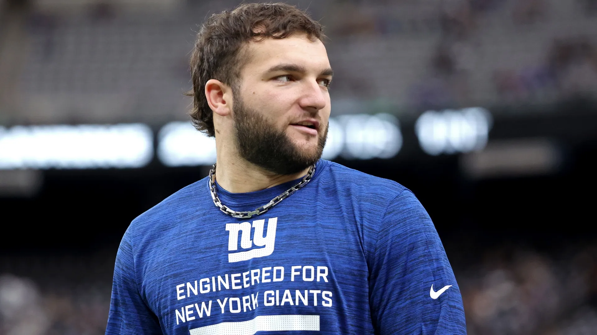 Cam Skattebo #44 of the New York Giants