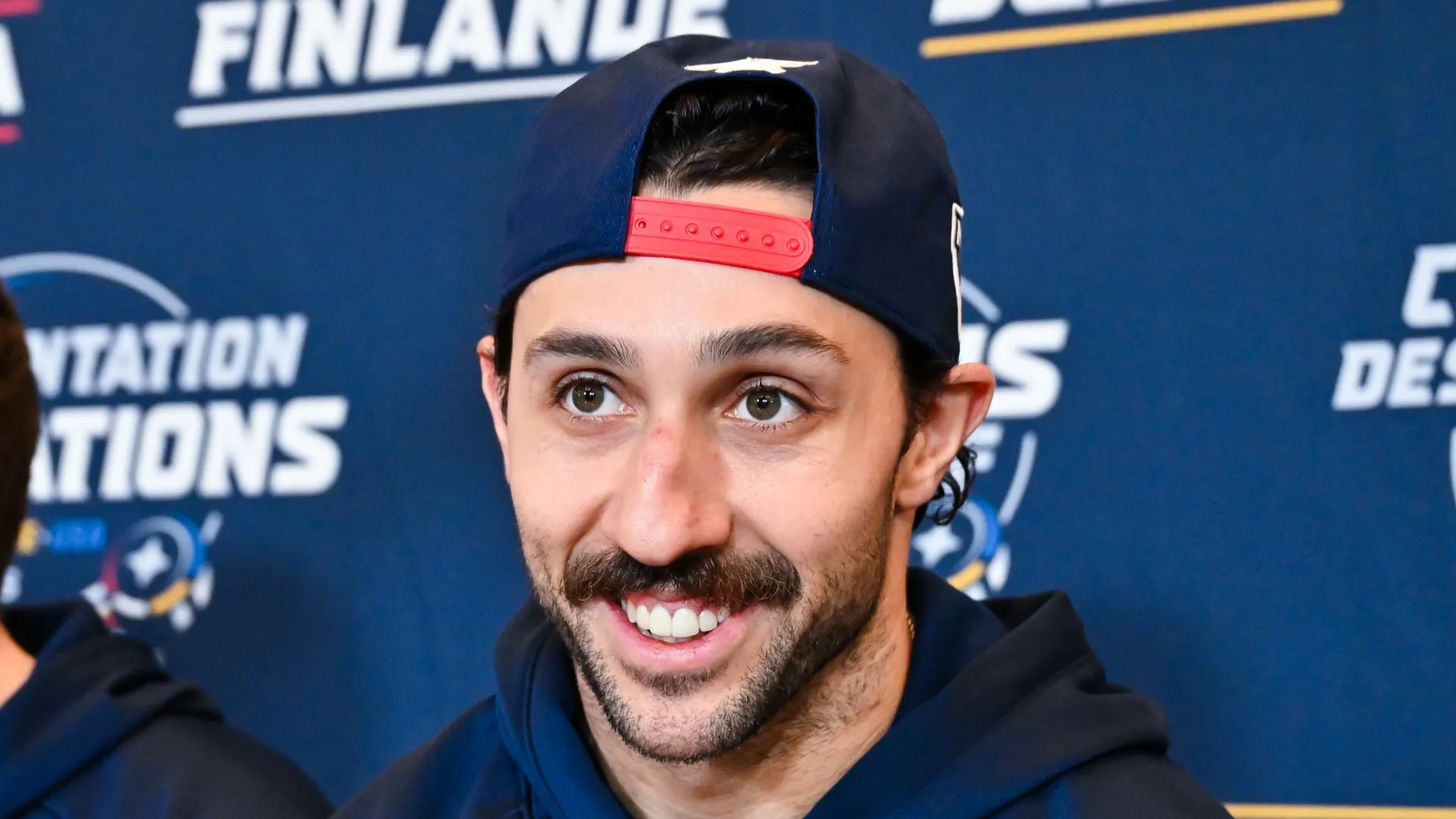 Vincent Trocheck smiling
