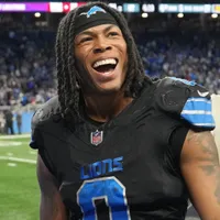 Jahmyr Gibbs reacts to David Montgomery trade from Lions to Texans on social media