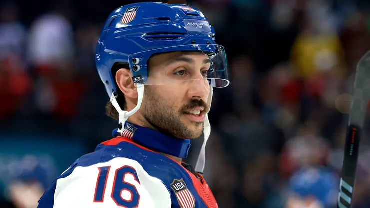 Vincent Trocheck #16 of Team United States