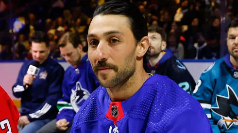 Vincent Trocheck at Scotiabank Arena in Toronto, Ontario, Canada.