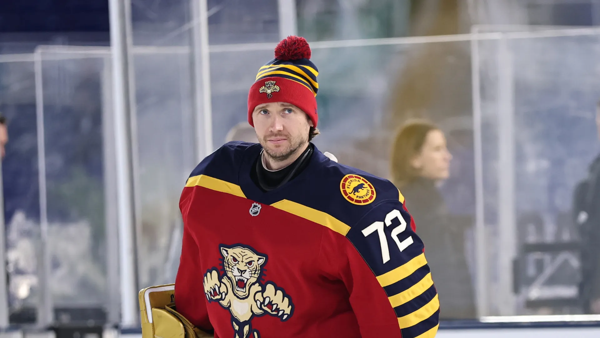 Sergei Bobrovsky #72 of the Florida Panthers.