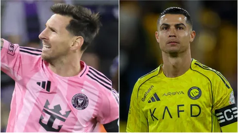 Lionel Messi of Inter Miami and Cristiano Ronaldo of Al Nassr.
