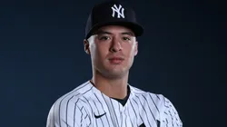 Anthony Volpe #11 of the New York Yankees poses for a photo.