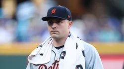 Tarik Skubal during a Tigers game.