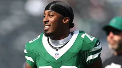 Breece Hall #20 of the New York Jets.