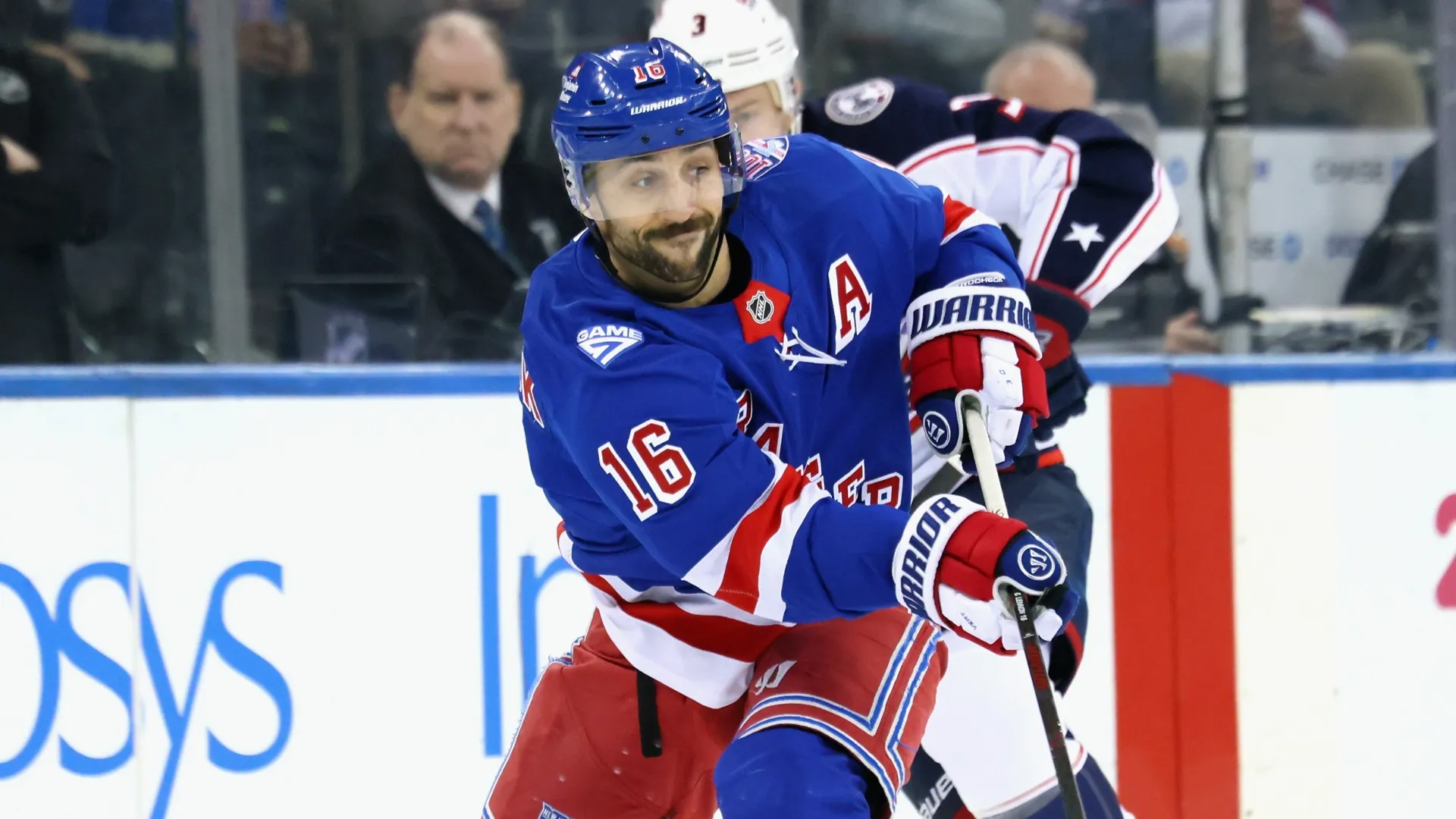 Vincent Trocheck in what may have been his last game for the NY Rangers