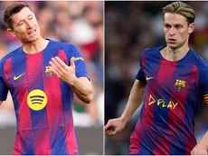 Why are Robert Lewandowski and Frenkie de Jong not playing today for Barcelona vs Atletico Madrid in 2026 Copa del Rey semifinals?