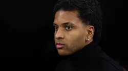 Rodrygo Goes of Real Madrid looks on.