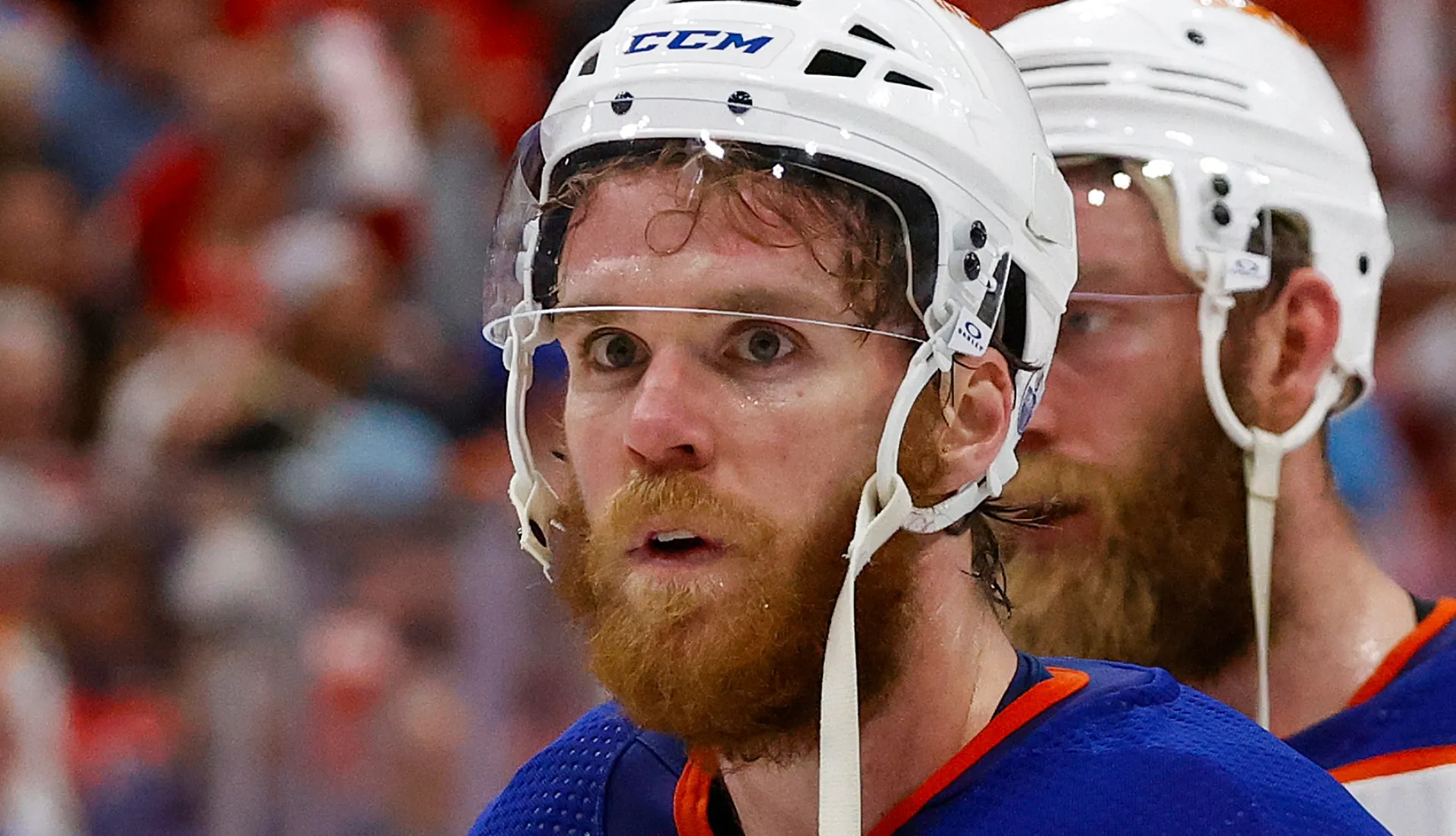 Connor McDavid shaking hands