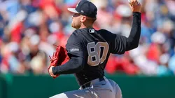 Cade Winquest of the New York Yankees