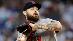 Lucas Giolito #54 of the Red Sox pitches against the Houston Astros.