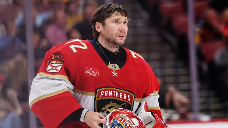 Sergei Bobrovsky during a game for the Florida Panthers