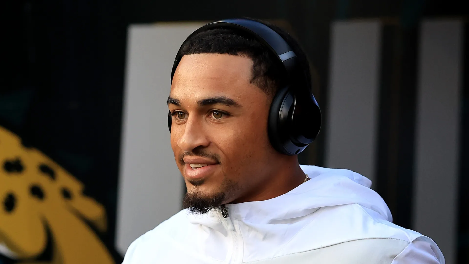 Trent McDuffie before a game