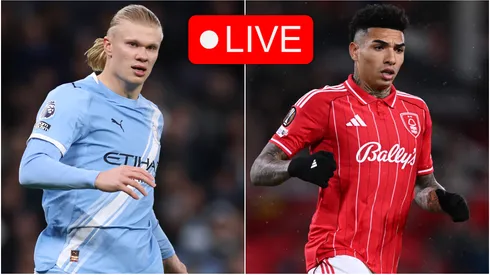 Erling Haaland of Manchester City and Igor Jesus of Nottingham Forest.