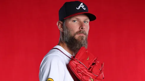 Chris Sale #51 of the Atlanta Braves poses for a photo.