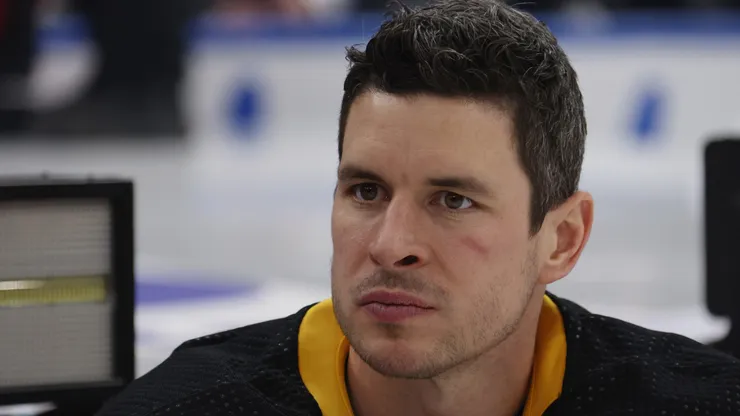 Sidney Crosby during the 2024 NHL All-Star Skills Competition
