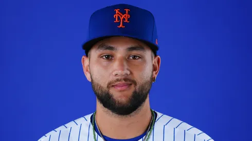 Bo Bichette #19 of the New York Mets poses for a photo.