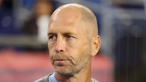 Gregg Berhalter before a Chicago Fire game.