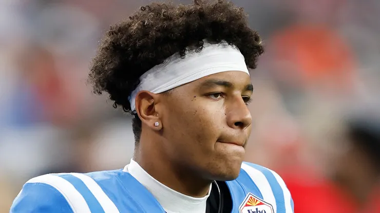 Trinidad Chambliss at State Farm Stadium in Glendale, Arizona.