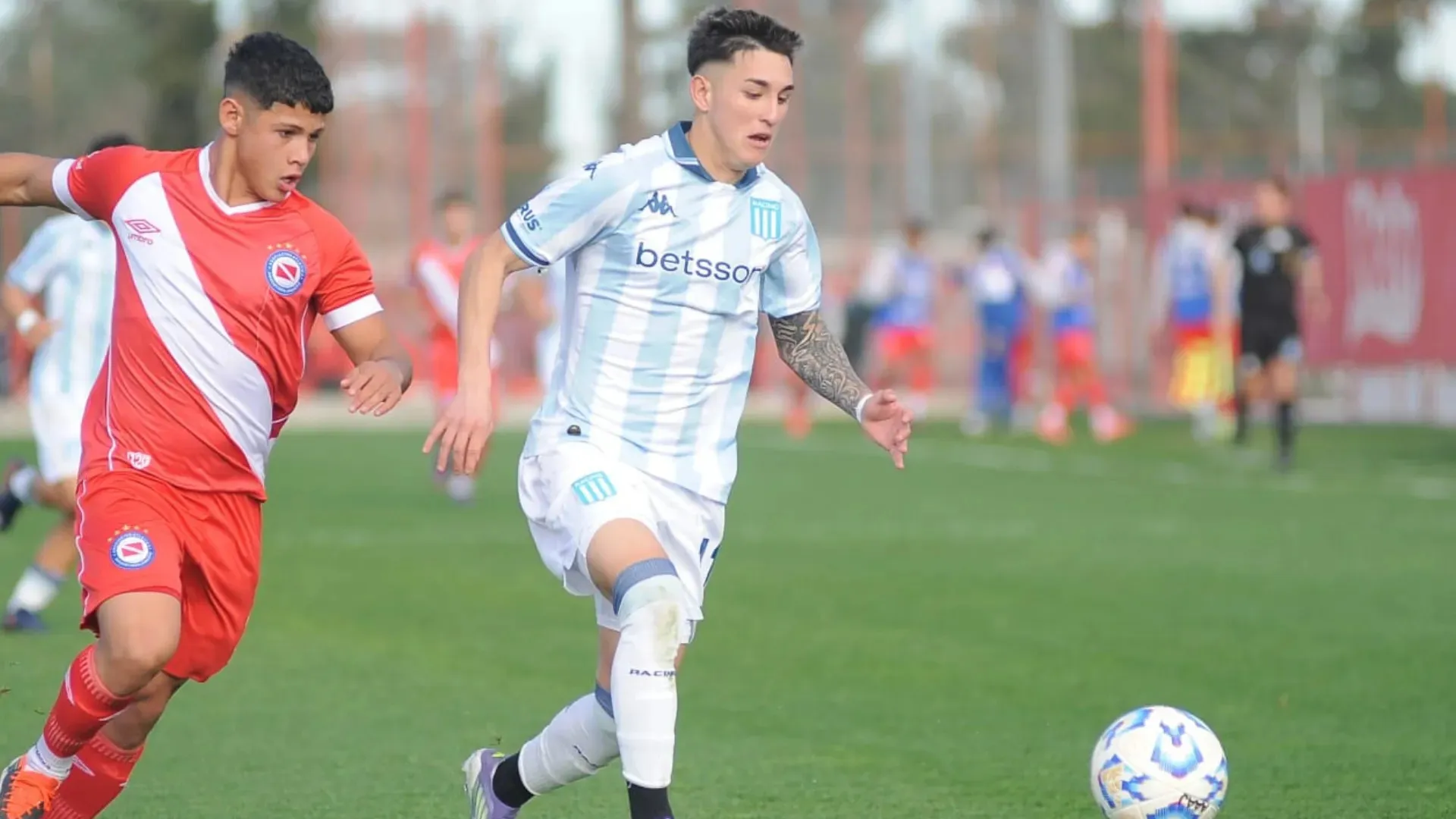 Matias Acevedo playing for Racing Club’s reserve ranks. (World Soccer Talk)