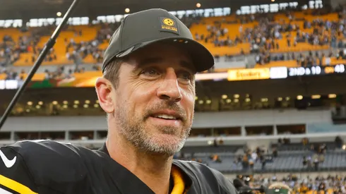 Aaron Rodgers quarrterback of the Pittsburgh Steelers