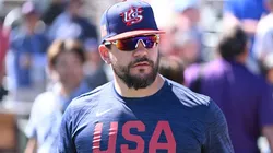 Kyle Schwarber of Team United States.