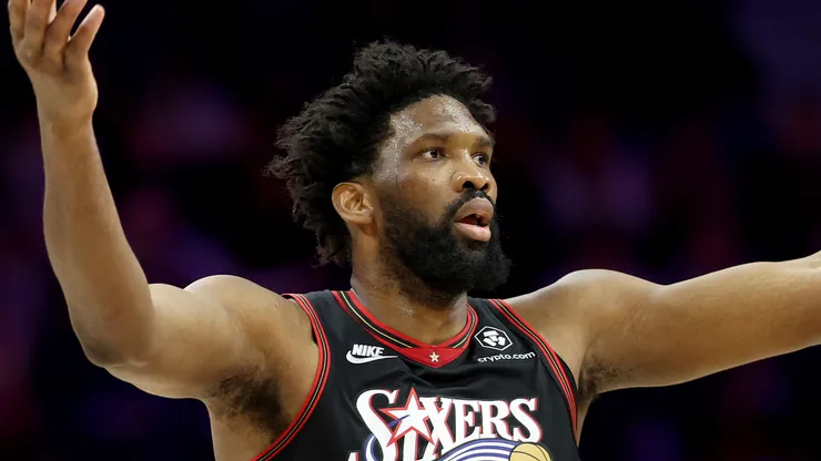 Joel Embiid #21 of the Philadelphia 76ers.