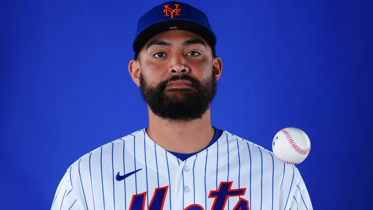 Sean Manaea #59 of the New York Mets poses for a photo.