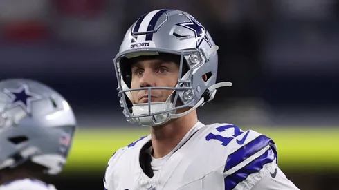 Kicker Brandon Aubrey of the Dallas Cowboys