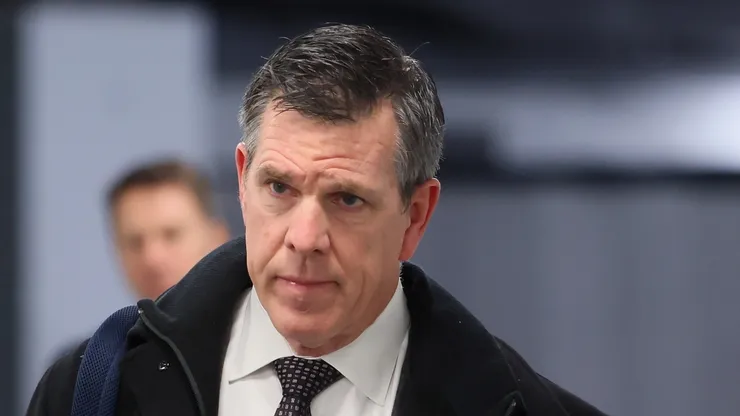 Mike Sullivan head coach of the New York Rangers