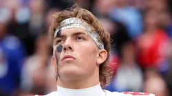 Jaxson Dart quarterback of the New York Giants