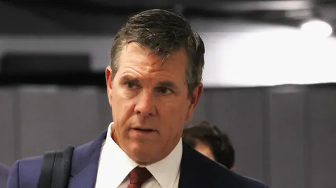 Mike Sullivan head coach of the New York Rangers