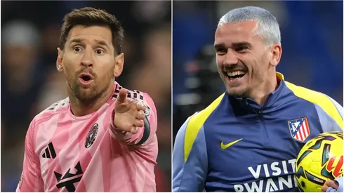 Lionel Messi of Inter Miami and Antoine Griezmann of Atletico Madrid.