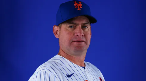 Carlos Mendoza #64 of the New York Mets.