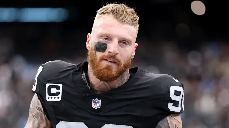 Maxx Crosby #98 of the Las Vegas Raiders