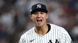 Anthony Volpe of the New York Yankees in action