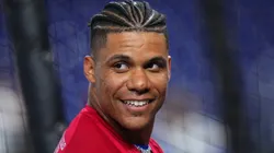 Juan Soto at loanDepot park in Miami, Florida.