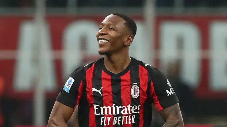 Pervis Estupinan of AC Milan.