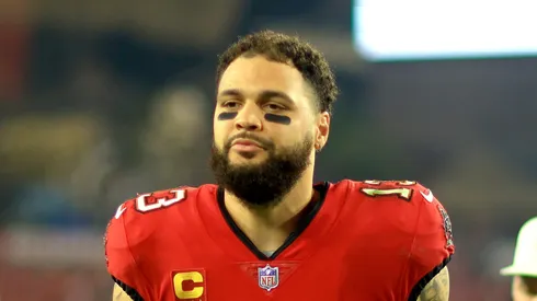 Mike Evans at Raymond James Stadium in Tampa, Florida.