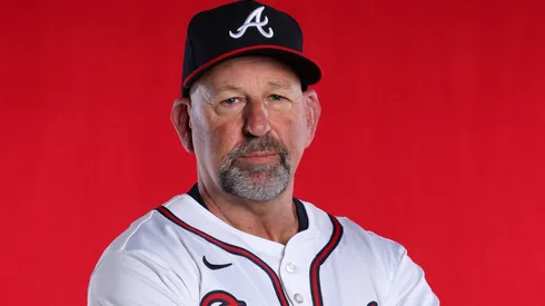 Manager Walt Weiss #22 of the Atlanta Braves poses for a photo.