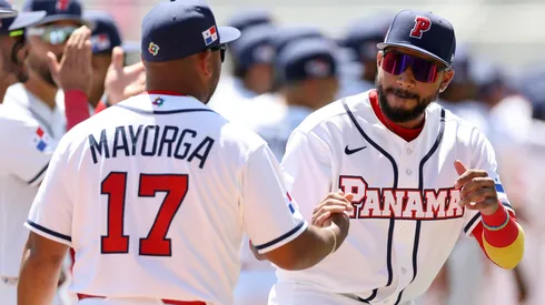 Manager Jose Mayorga #17 of the Team Panama.