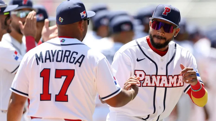 Manager Jose Mayorga #17 of the Team Panama.