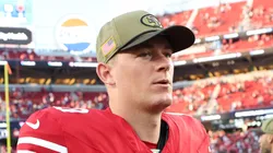 Mac Jones at Levi's Stadium in Santa Clara, California.