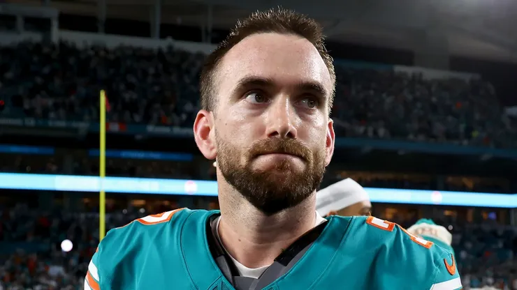 Jason Sanders at Hard Rock Stadium in Miami Gardens, Florida.